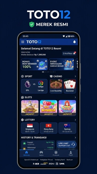 Kanal Resmi Toto12 untuk Pengguna Android Indonesia