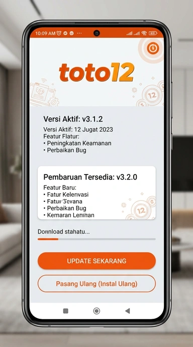 Riwayat Versi Aplikasi toto12 untuk Pengguna Android